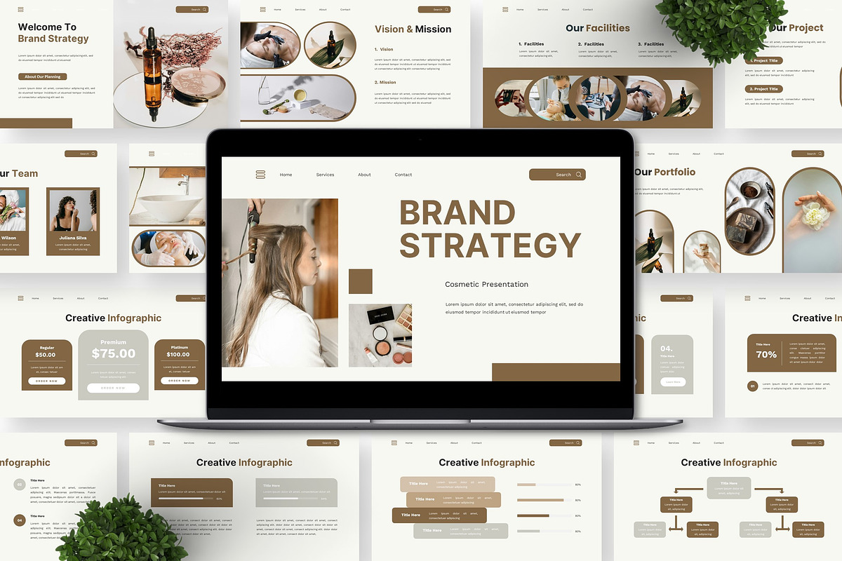 Brand Strategy - Cosmetic GSL, a Presentation Template by Deepslide Studio (Photo 5 of 6)