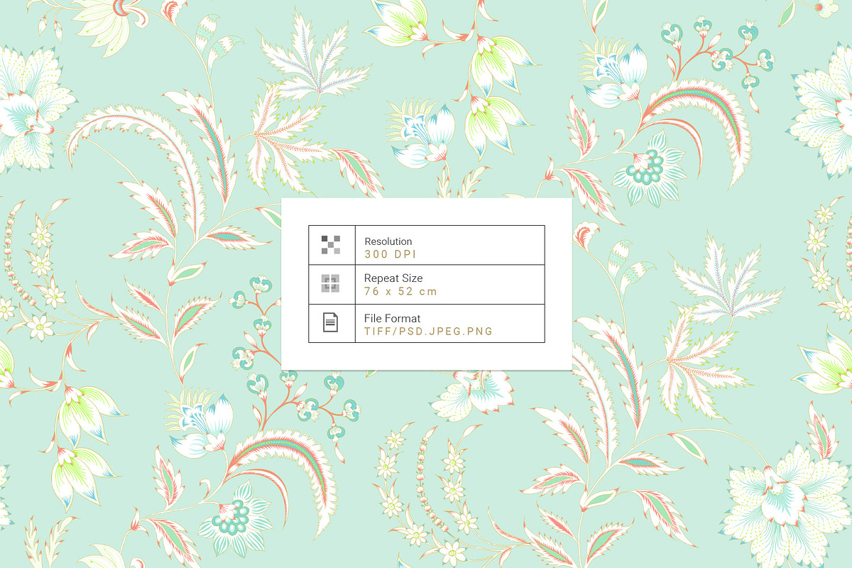 Royal Chintz - II Patterns & Motifs., a Pattern Graphic by Pink Linen (Photo 2 of 12)