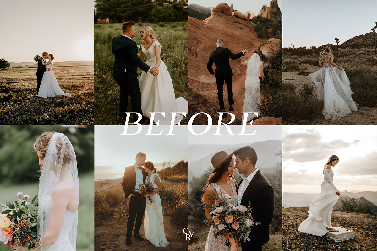 10 Boho Wedding Lightroom Presets, a Preset Add-On by CVR Presets (Photo 2 of 7)
