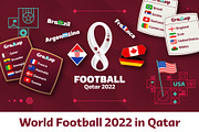 World Cup Qatar 2022 - Mega Set, a Decorative Illustration by Lunarts Studio (Thumbnail 1 of 6)