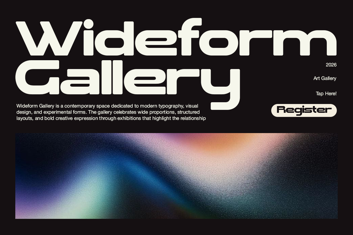 Qianor - Modern Extended Sans Serif, a Sans Serif Font by Pandeka Studio (Photo 3 of 9)