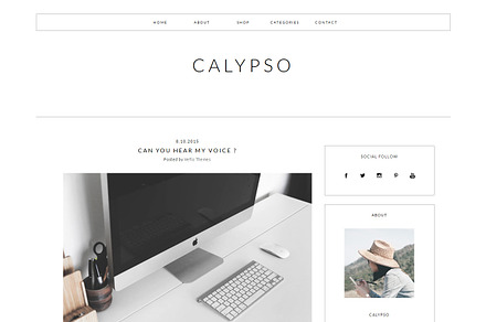 Blogger Template Responsive -CALYPSO