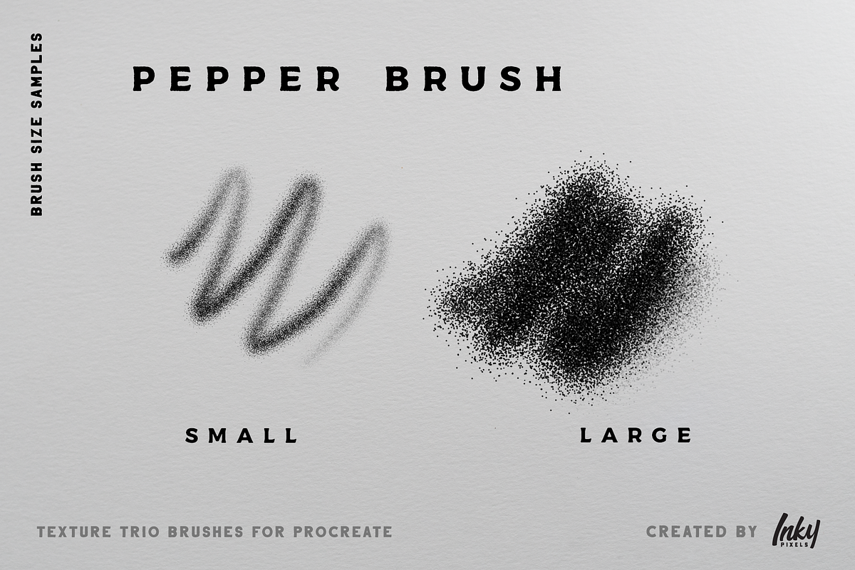 Texture Brush Trio Pack, a Brush Add-On by Inky Pixels (Photo 3 of 5)