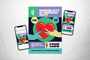 Random Acts of Kindness Day Flyer, a Flyer Template by The Good Store (Thumbnail 1 of 2)