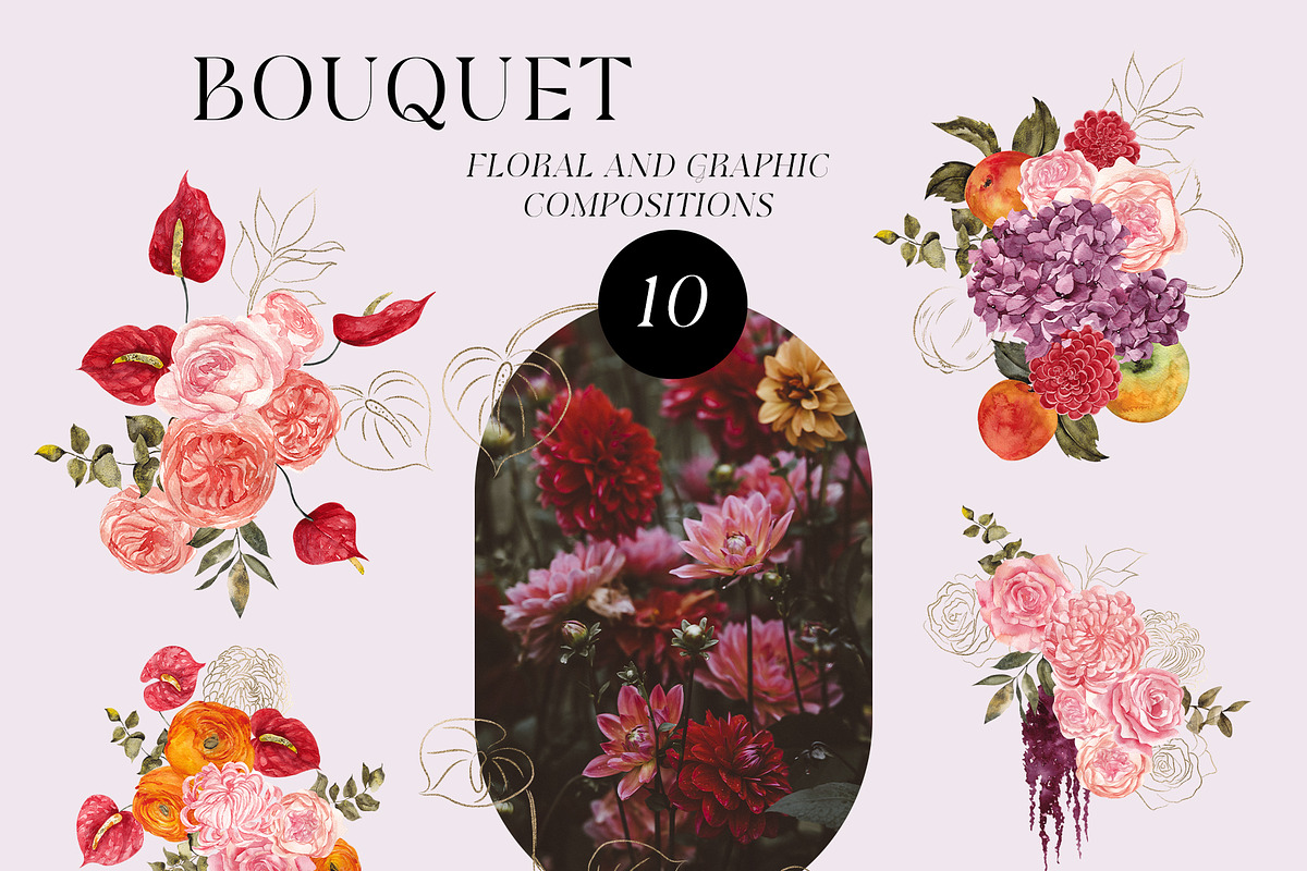 Blush Scarlet. Fall Graphic., an Object Illustration by ma_i_vi (Photo 4 of 11)