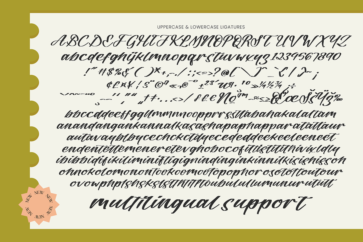 Antique Journal Modern Handwritten, a Script Font by Letterena Studios Script (Photo 10 of 10)