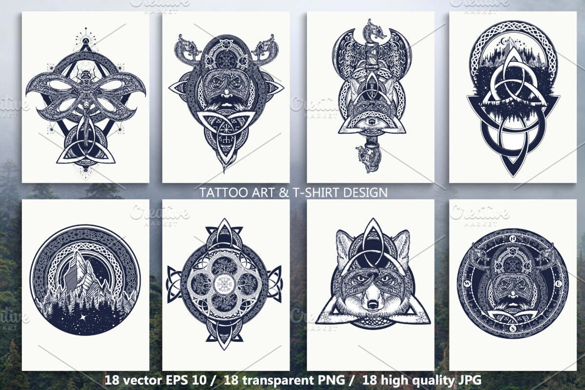Celtic tattoo art, a Graphic by intueri (Photo 2 of 9)