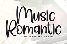 Music Romantic | Script Font