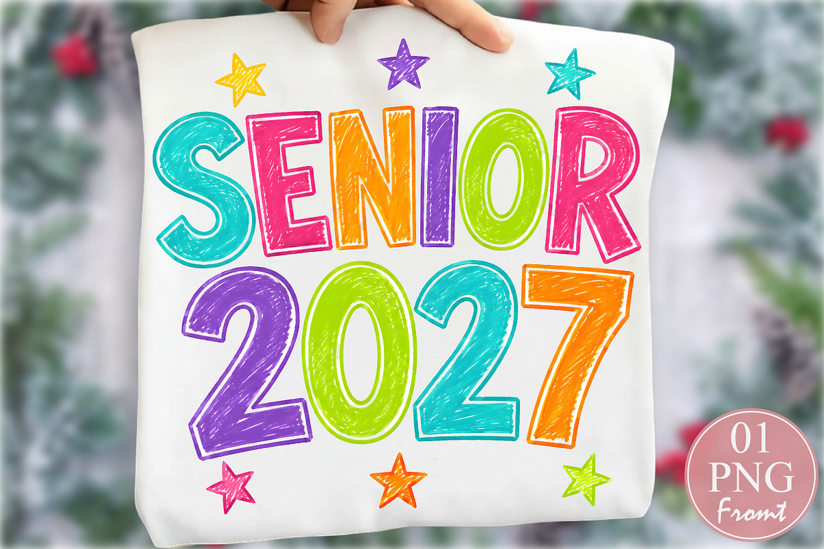 Graduation Class Senior 2027, a Seasonal Illustration by Rose Art (Photo 1 of 4)