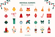 Christmas & New Year collection, a Seasonal Illustration by Peviotadesign (Thumbnail 2 of 13)