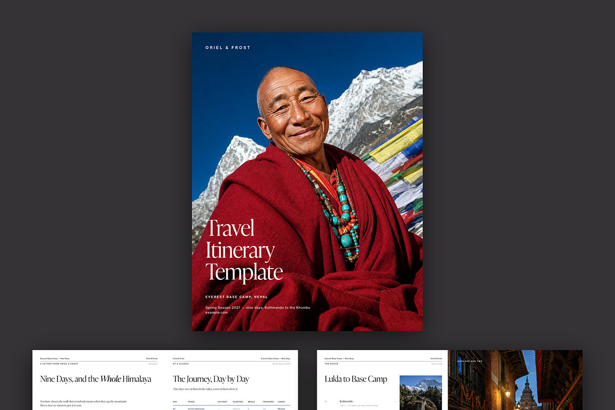 Travel Itinerary Template, a Brochure Template by BrandPacks (Photo 7 of 7)