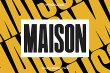 Maison - Sporty Display Font
