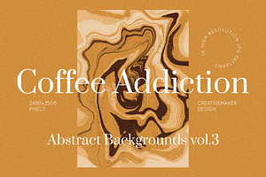 ABSTRACT COFFEE PATTERN set Vol.3