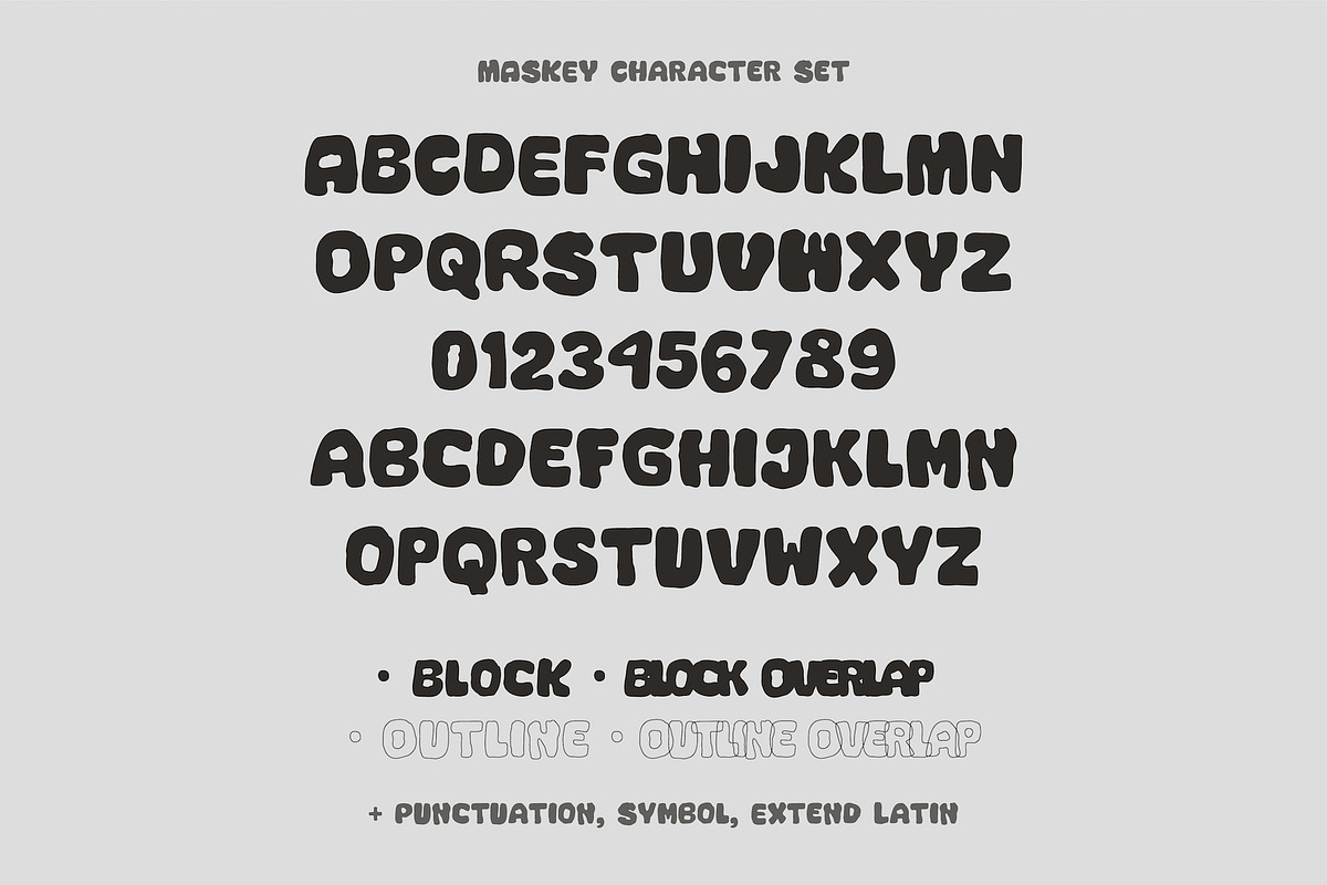 Maskey – Playful Display Font, a Handwritten Font by Panatype™ Studio (Photo 4 of 10)