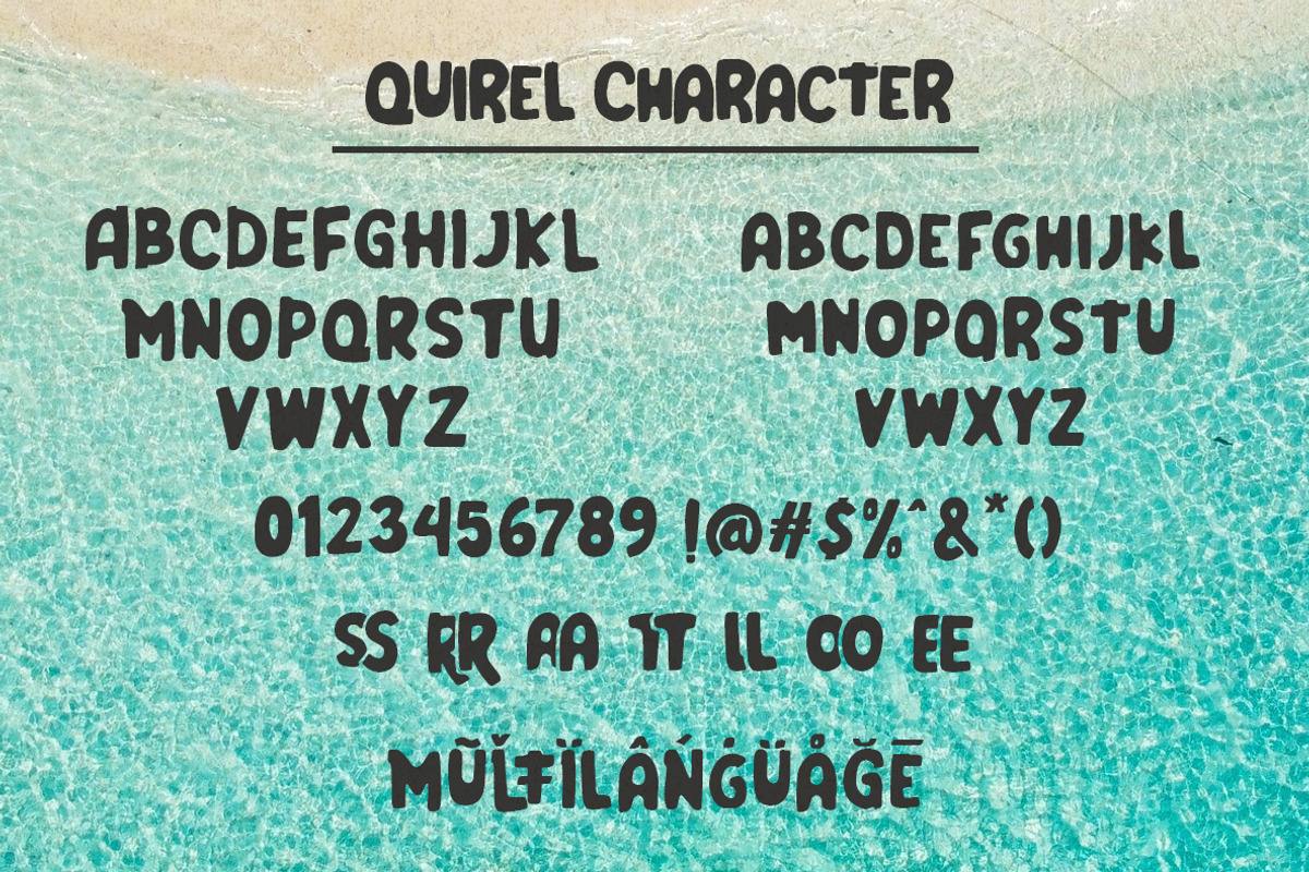 Quirel Typeface, a Sans Serif Font by giemons™ (Photo 5 of 6)