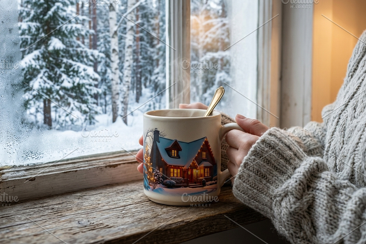 Cozy Winter Cottage Christmas Photo, a Holiday Photo by Aura Canyon HQ (Photo 7 of 7)