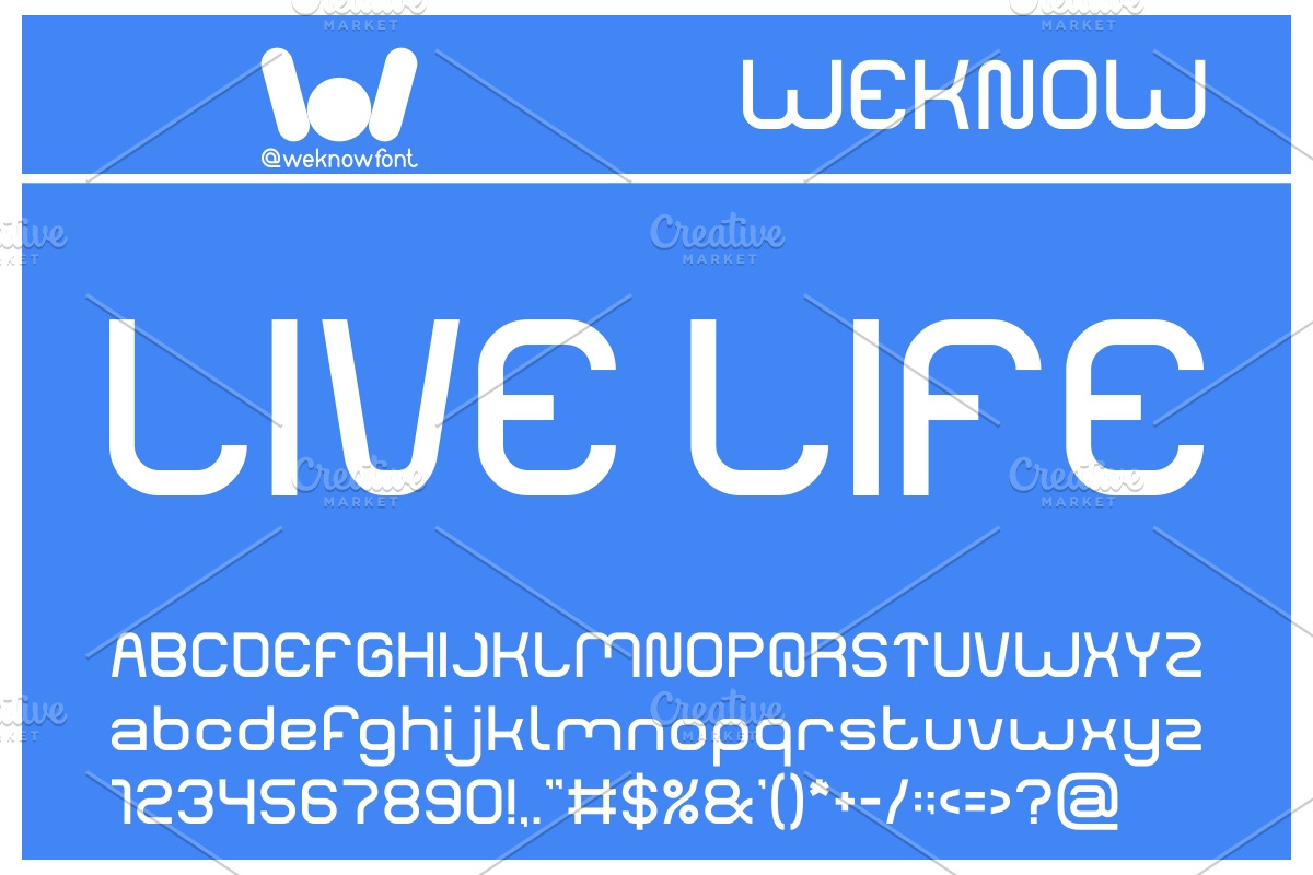 Funrecord Live LIfe font, a Font by weknow (Photo 5 of 8)