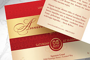 Red Anniversary Banquet Postcard PSD, a Card Template by Godserv Designs (Thumbnail 10 of 11)