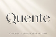 Quente - Luxury Elegant Serif Font, a Serif Font by OWPictures (Thumbnail 1 of 10)