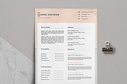 Resume & Cover Letter / Léonne, a Resume Template by This Paper Fox (Thumbnail 1 of 5)