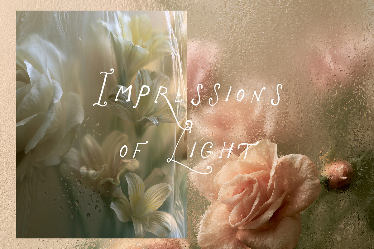 Flowers Under Wet Glass Backgrounds, a Background Graphic by Lana Elanor (Photo 12 of 18)
