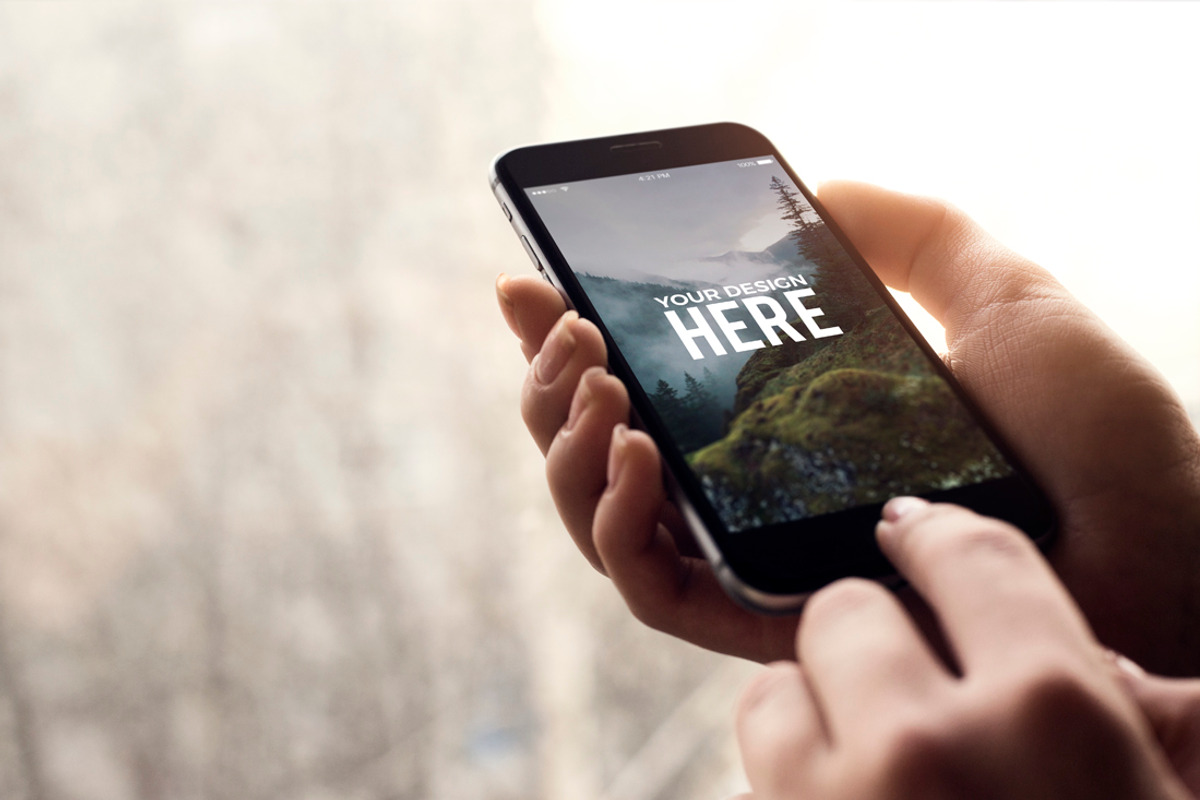 10 IPhone mockups, an iPhone Mockup by Egor Shkolnikov (Photo 3 of 11)