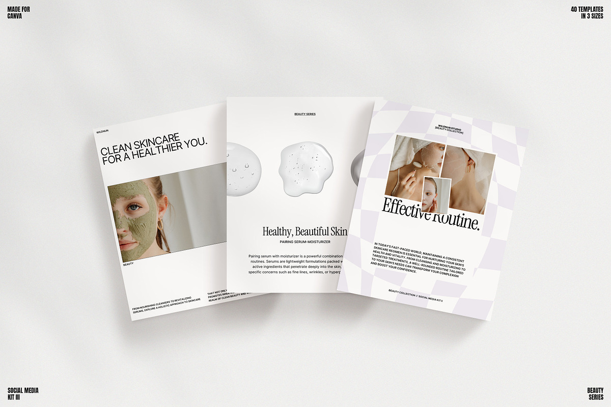 Beauty - Social Media Kit (III), a Social Media Template by Wildnun Studio (Photo 1 of 19)