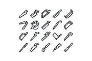 Hand saws and woodworking tools icon, an Object Graphic by pikepicture (Thumbnail 1 of 3)