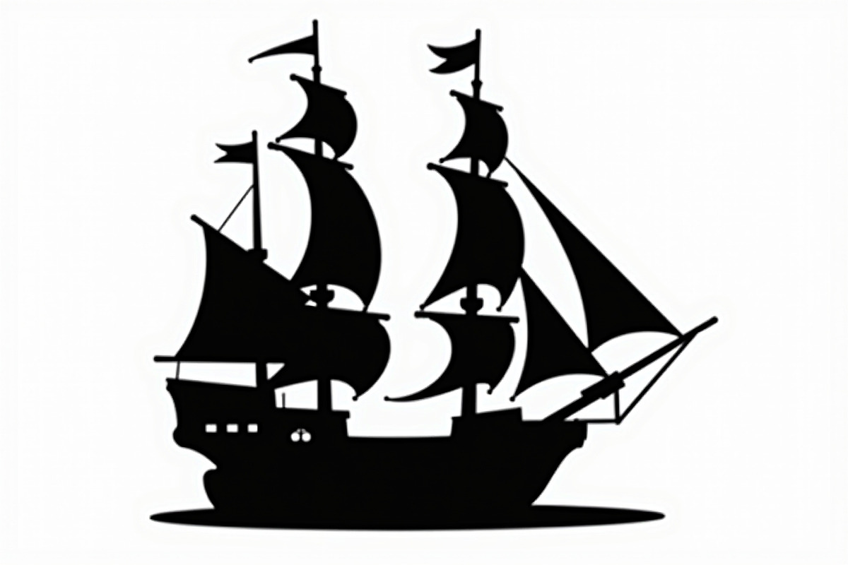Classic Sailing Ship Vector Bundl, an Object Graphic by hafijul (Photo 11 of 11)