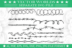 Wire Svg, Gourd, Border, Wires Svg, an Object Graphic by VectorWorlds