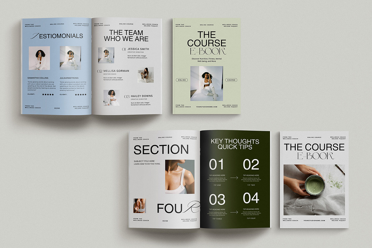 Wellness Coach Ebook Template, a Presentation Template by Amaré Creative (Photo 5 of 6)