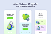 Cripsy Cryptocurrency 3D Icons, a 3D by Welovegraphics (Thumbnail 3 of 10)
