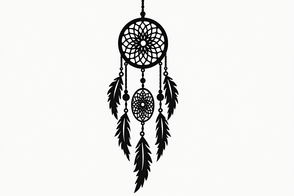 Scandinavian Unique Dreamcatcher, an Illustration by Amazin_art (Photo 20 of 26)