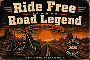 Retro Riders, a Slab Serif Font by Wow Magic (Thumbnail 3 of 6)