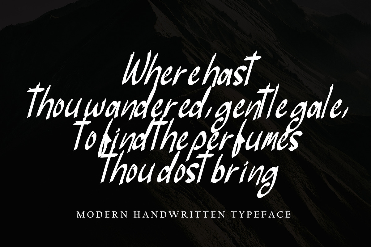 Gary Sutsujin, a Handwritten Font by HaKi Studio (Photo 2 of 5)