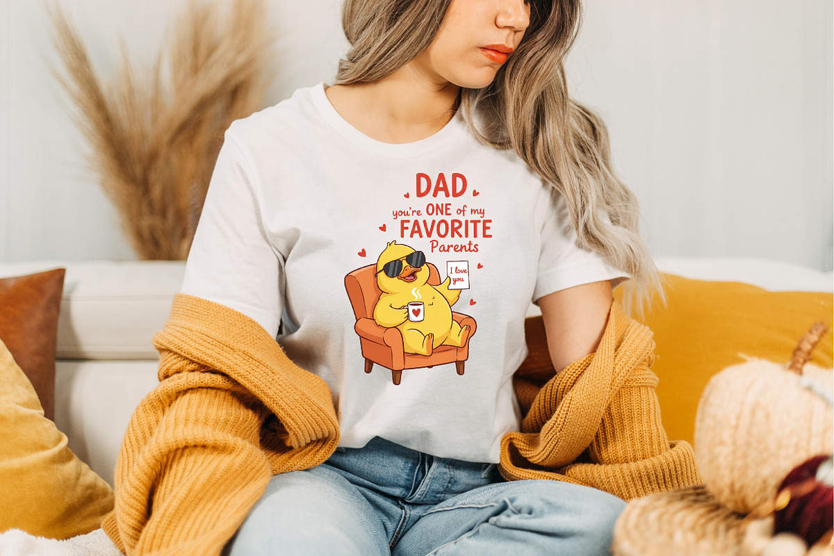 Dad You're One of My Favorite Parent, an Illustration by Designking (Photo 3 of 4)