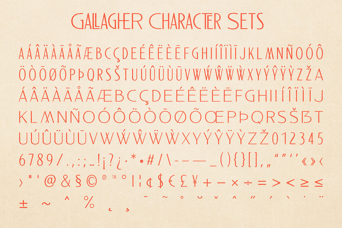 Gallagher - Ligature Sans, a Sans Serif Font by Almeera Std (Photo 3 of 8)