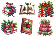 Christmas Books Clipart, an Illustration by Designworld (Thumbnail 3 of 5)
