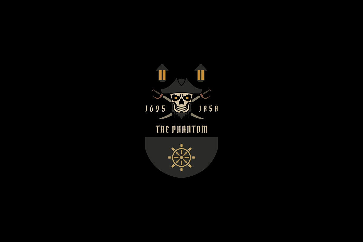 Skull Pirate Badge Logo Set, a Branding & Logo Template by Artnivora.Std (Photo 5 of 6)