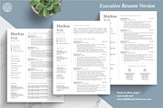 Executive Resume CV Templates, a Resume Template by The Art of Resume (Thumbnail 5 of 8)