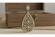 Botanical Earring SVG Set, a Graphic by musafir_fashion (Thumbnail 4 of 11)