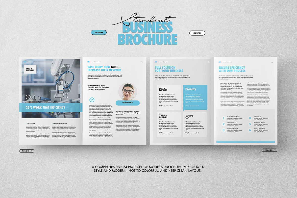 Business Brochure, a Brochure Template by Proonty (Photo 6 of 7)