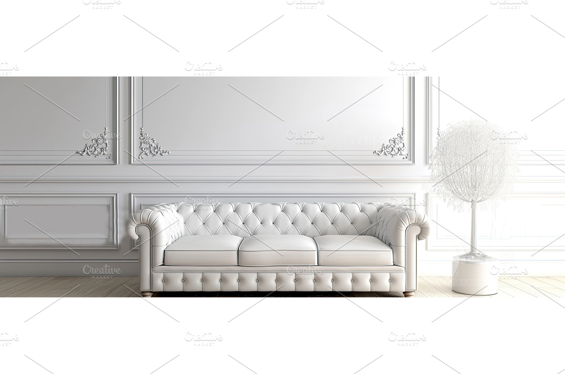 White room with a leather glamour, a Beauty & Fashion Photo by Neirfy