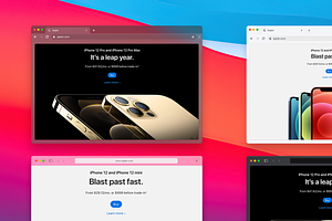 Browser Frames Mockups