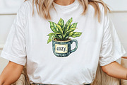Positive Autumn House Plant PNG, an Illustration by CraftArtStudio (Thumbnail 4 of 6)