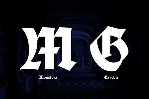 Black Magma Modern Blackletter