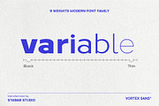 Vortex Sans, a Sans Serif Font by syabab studio (Thumbnail 6 of 20)
