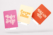 Holiday Feast Display Font, a Slab Serif Font by Letterhend Studio (Thumbnail 4 of 10)