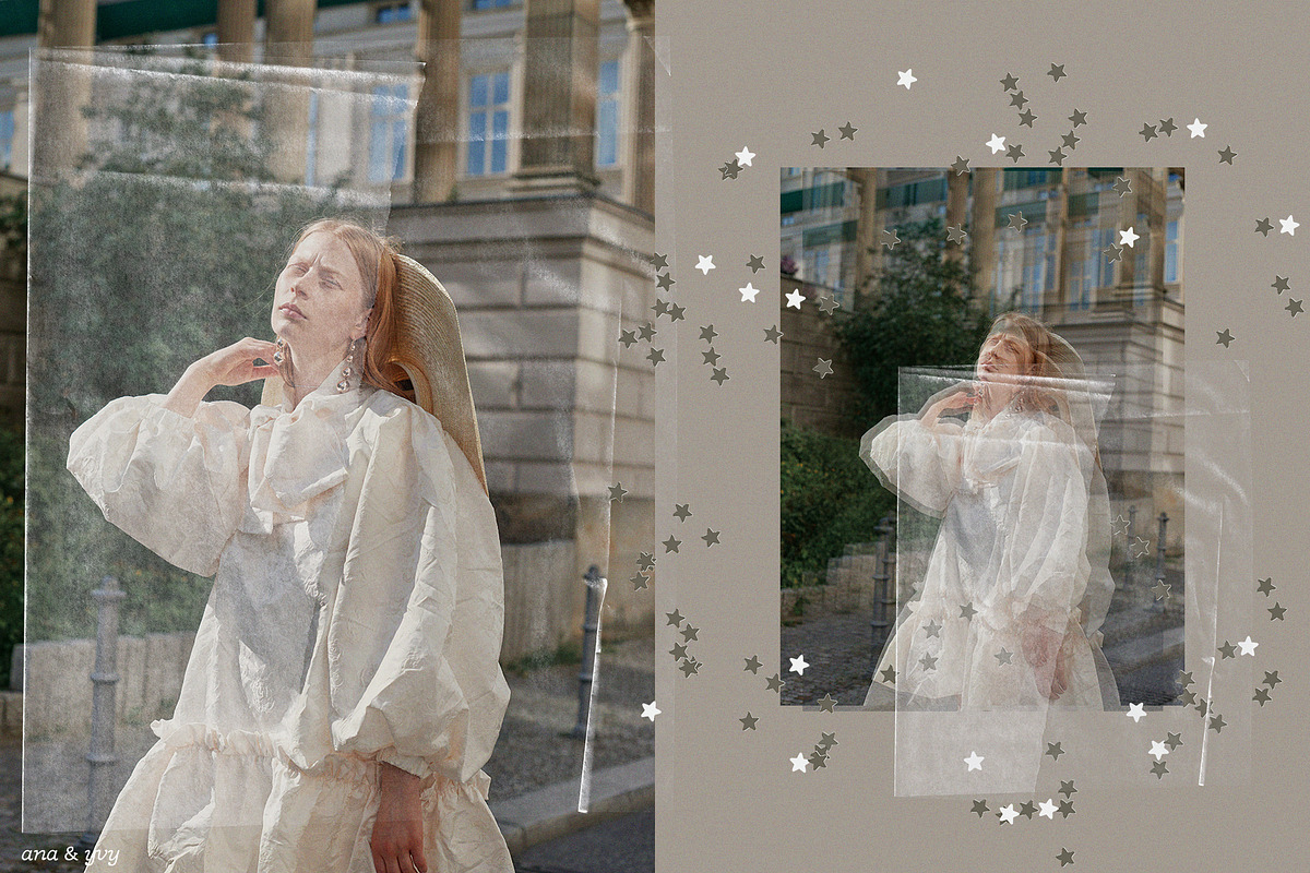 STARDUST & RICE Star & Paper Overlay, a Texture Graphic by ana & yvy (Photo 2 of 13)