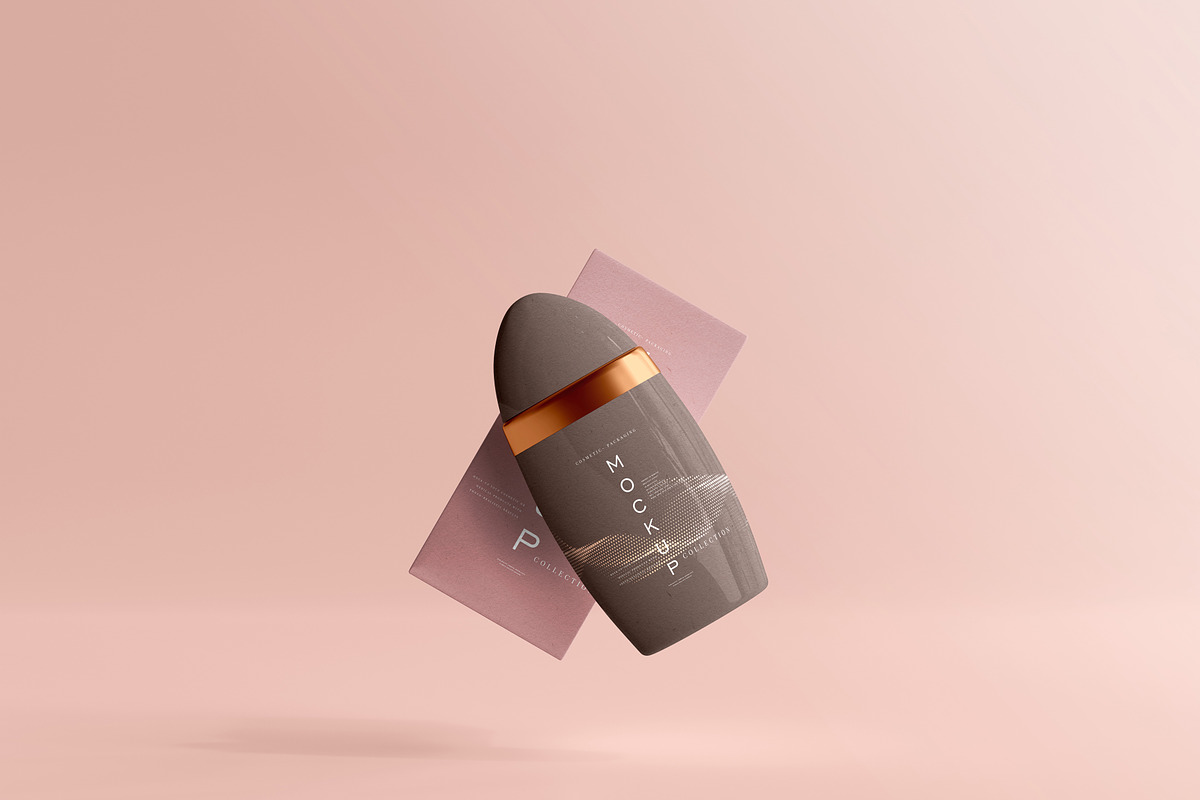 390+ Cosmetic Branding Mockup Scenes, a Cups & Container Mockup by pmvch (Photo 201 of 367)
